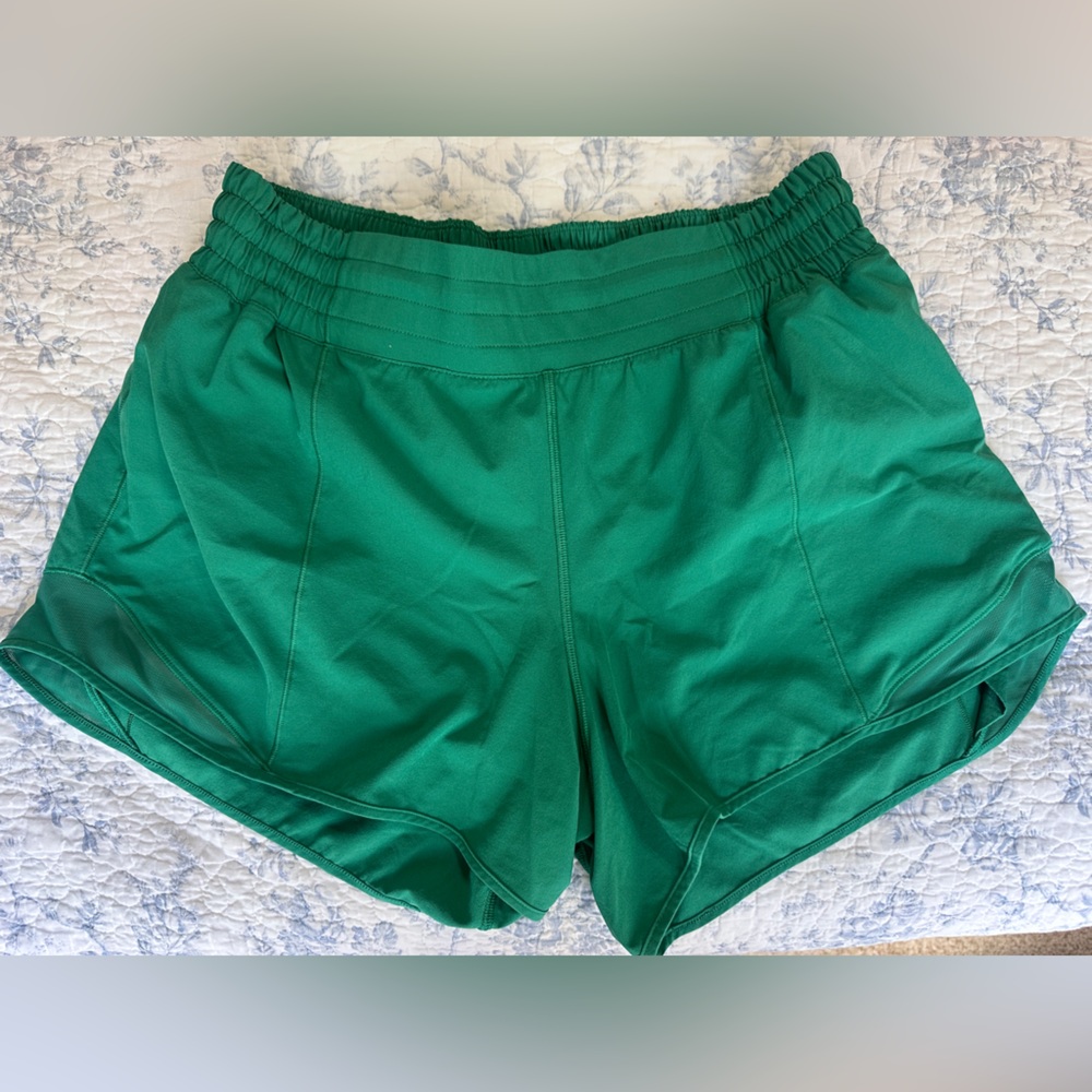 lululemon athletica Emerald Green Women's Athletic Shorts